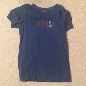 T shirt by life is good